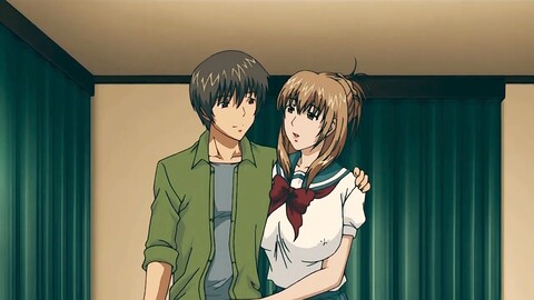 Hentai paizuri, nipple sucking, missionary