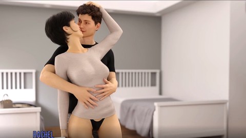 Kinky 3D-Animation mit Misskitty2k an einer geheimen Schule